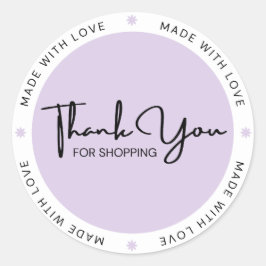 Made with Love Stickers  ラウンドシール