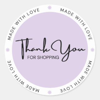 Made with Love Stickers  ラウンドシール