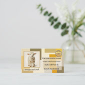 Made with Love Wool Knitting Crafts 名刺 (スタンド正面)