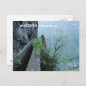 MADEIRAアドベンチャー、レバダドノルテ ポストカード (正面/裏面)