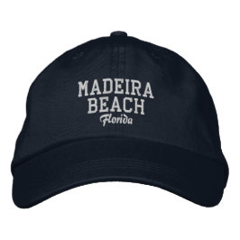 Madeira Beach Florida Embroidered Baseball Hat 刺繍入りキャップ
