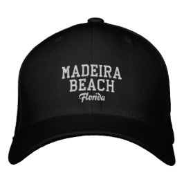 Madeira Beach Florida Embroidered Baseball Hat 刺繍入りキャップ