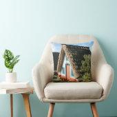 Madeira Island photo with Typical Houses, Portugal クッション (椅子)