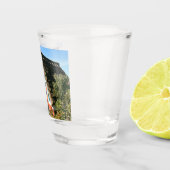 Madeira Island photo with Typical Houses, Portugal ショットグラス (右)