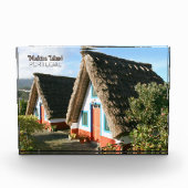 Madeira Island photo with Typical Houses, Portugal フォトブロック (正面)