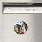 Madeira Island photo with Typical Houses, Portugal マグネット (インサイチュ (食洗機))