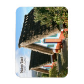 Madeira Island photo with Typical Houses, Portugal マグネット (縦)