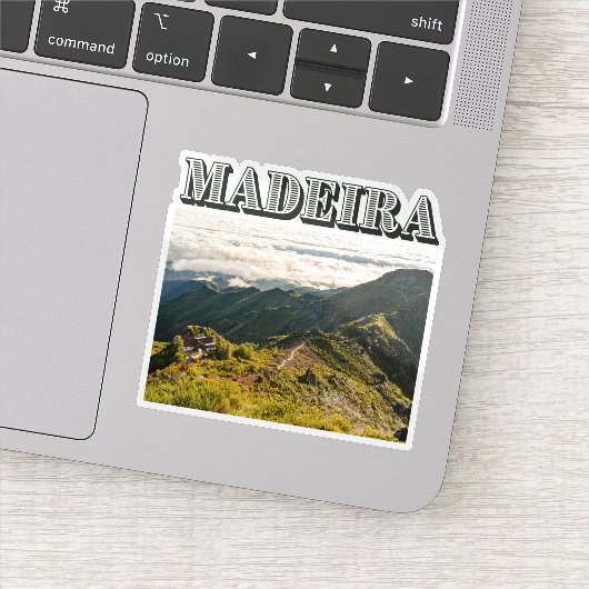 Madeira PIco Ruivo view, Travel Photo  シール (詳細)