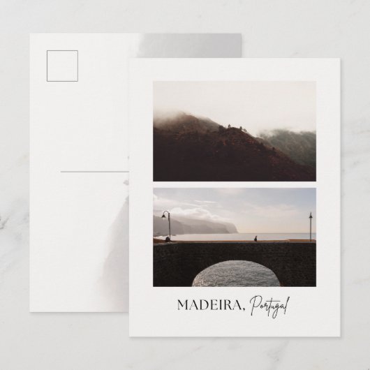 Madeira, Portugal aesthetic travel ポストカード (正面/裏面)