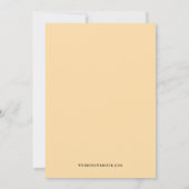 Madeira Portugal Wedding Invitation Retro 招待状 (裏面)