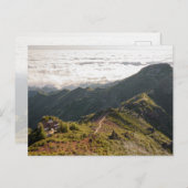 Madeira PR 1.2 Pico Ruivo Mountain View Postcard ポストカード (正面/裏面)