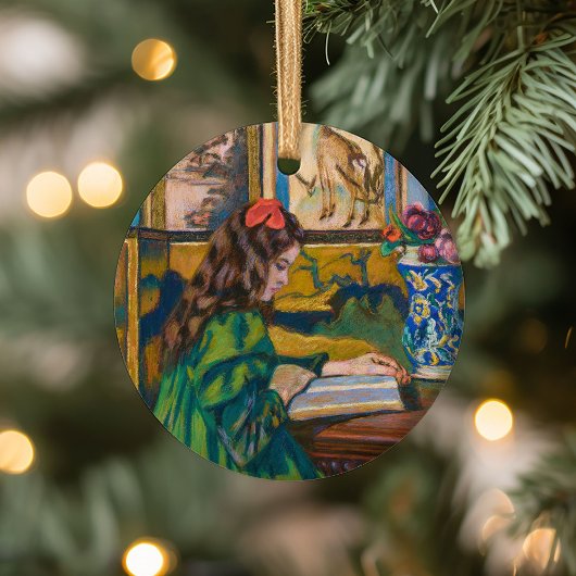 Madeleine Reading | Armand Guillaumin セラミックオーナメント