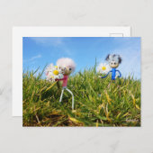 Madeliefjes plukkende fubby's. ポストカード (正面/裏面)