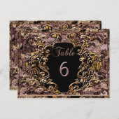 Madelina Cavendishテーブビクトリアンル番号カード ポストカード (正面/裏面)