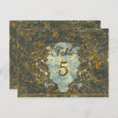 Madelina Graceテーブルビクトリアン番号カード ポストカード (正面/裏面)