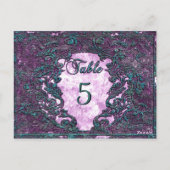 Madelina Lizaテーブビクトリアンルナンバーカード ポストカード (裏面)