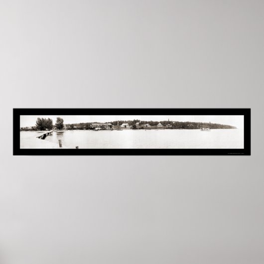Madeline Island, WI Huge Photo 1915 ポスター (正面)