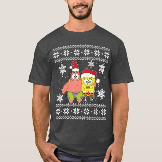 Mademark SpongeBob SquarePants Spongebob And Patri Tシャツ (正面)