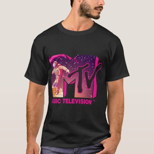 Mademark x MTV – 公式MTVロゴ – サーフィンAstro Tシャツ (正面)