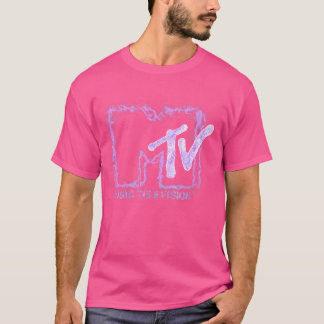 Mademark X Mtv – 紫の公式Mtvロゴ Tシャツ
