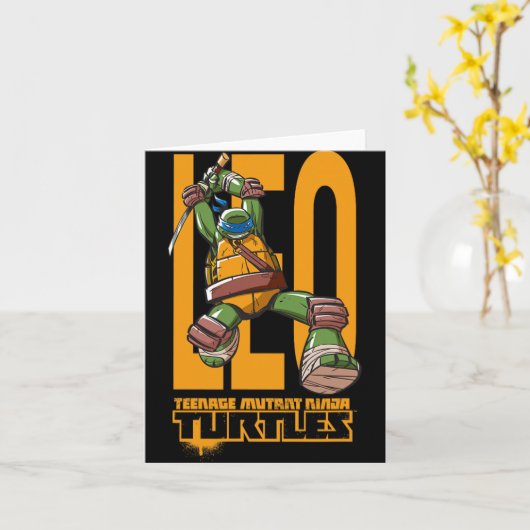 Mademark X - - Original Tmnt New Leonardo  カード (黄色い花)