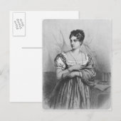 Mademoiselle George、J.シャンパーニュ刻印 ポストカード (正面/裏面)