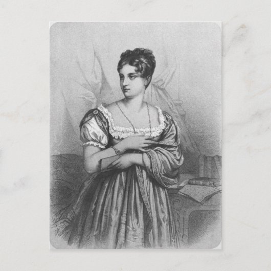 Mademoiselle George、J.シャンパーニュ刻印 ポストカード (正面)