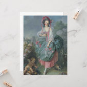 Mademoiselle Guimard (by Jacques-Louis David) カード (正面/裏面インサイチュ)