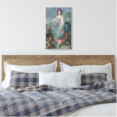 Mademoiselle Guimard (by Jacques-Louis David) キャンバスプリント (インサイチュ (寝室))