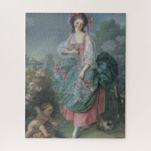 Mademoiselle Guimard (by Jacques-Louis David) ジグソーパズル (縦)