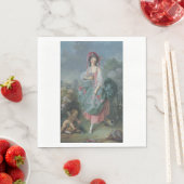 Mademoiselle Guimard (by Jacques-Louis David) スタンダードランチョンナプキン (インサイチュ)