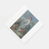 Mademoiselle Guimard (by Jacques-Louis David) スタンダードランチョンナプキン (角)