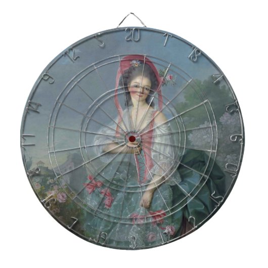 Mademoiselle Guimard (by Jacques-Louis David) ダーツボード (正面)