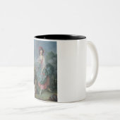 Mademoiselle Guimard (by Jacques-Louis David) ツートーンマグカップ (正面右)