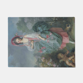 Mademoiselle Guimard (by Jacques-Louis David) ドアマット