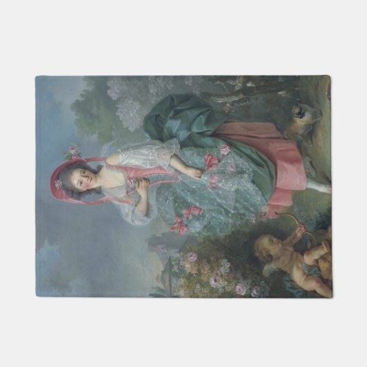 Mademoiselle Guimard (by Jacques-Louis David) ドアマット (正面)