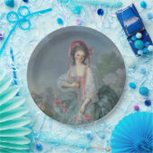 Mademoiselle Guimard (by Jacques-Louis David) ペーパープレート (パーティー)