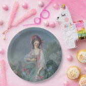 Mademoiselle Guimard (by Jacques-Louis David) ペーパープレート (パーティー)