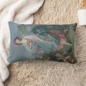 Mademoiselle Guimard (by Jacques-Louis David) ランバークッション (ブランケット)