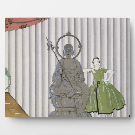 Mademoiselle Spinelly Chez Elle, 1920 (ポチョワール・プリ) フォトプラーク (正面)