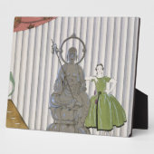 Mademoiselle Spinelly Chez Elle, 1920 (ポチョワール・プリ) フォトプラーク (側面)