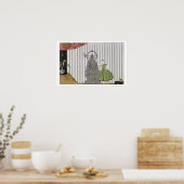 Mademoiselle Spinelly Chez Elle, 1920 （ポチョワール・プリ） ポスター (キッチン)