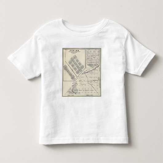 Madera郡、カリフォルニア3 トドラーTシャツ (正面)