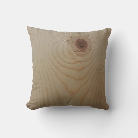 Madera con nudo クッション (正面)