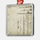 Maderasおよびカナリア諸島の図表 メタルオーナメント (左)