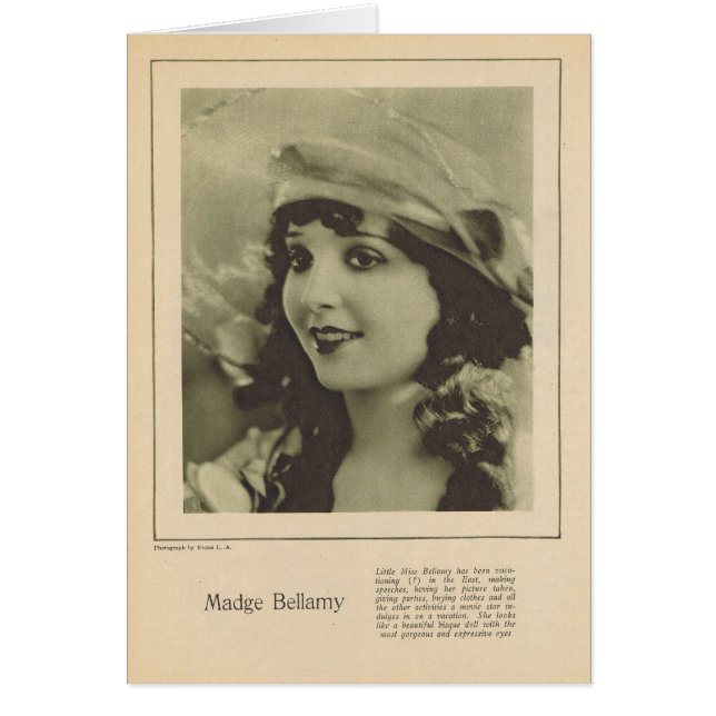 Madge Bellamy 1923年 (正面)