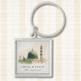 Madinah Keepsake | Masjid Nabawi Couple Names キーホルダー