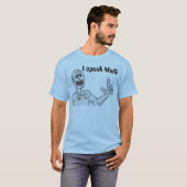 madirobot、私はMadiを話します Tシャツ (正面フル)