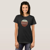 Madison Alabama Waikiki Beach Sunset 4 Distressed Tシャツ (正面フル)