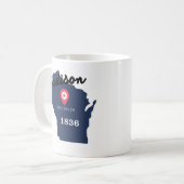 Madison coffee mug  コーヒーマグカップ (正面左)
